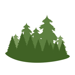 Fototapeta premium Forest Vector Element