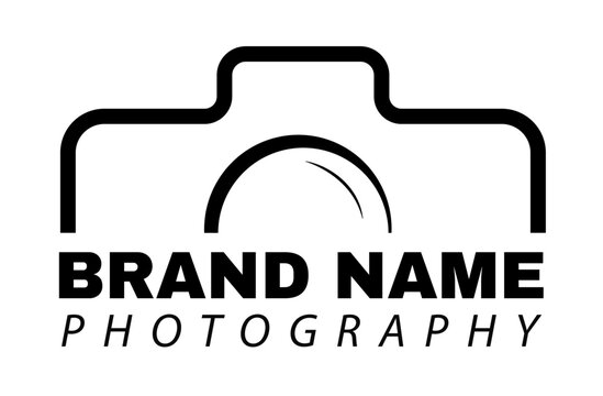 Photography Logo. Company Logo. Customizable Vector Illustration Design. 