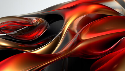 gold and red abstract background