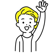 かわいい人物のイラストシリーズ _ シニアの女性_ 合意