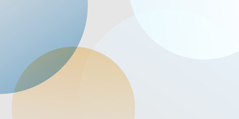 Abstract Minimalist Geometric Brown and Blue Background, Circles Pattern - Multi Purpose Vector Illustration,  Design Template, Applicable for Web, Technology Designs, Presentations, Posters, Placards