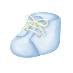 Blue baby shoe