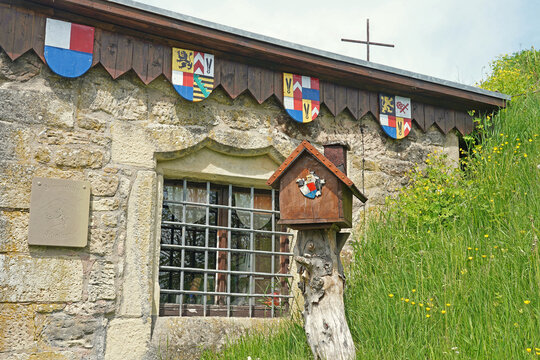 Auf der Ruine Schaumburg in Schalkau