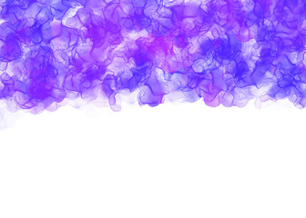 Elegant blue purple hand painted watercolour background
