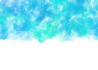 Fototapeta na wymiar Abstract turquoise watercolour background
