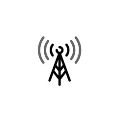 antenna sign symbol vector