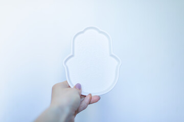 .buddha hand incense stand. Meditations and yoga. Serenity and relaxation