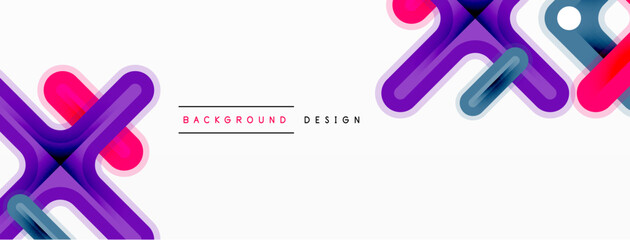 Cross line background minimal geometric template. Design for wallpaper, banner, background, landing page, wall art, invitation, prints, posters