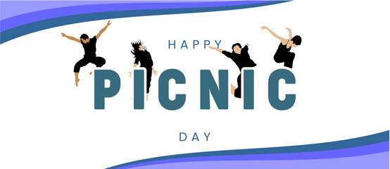 Obraz premium International picnic day background template