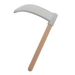 3D Scythe Illustration
