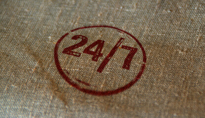 24 by 7 round the clock stamp and stamping