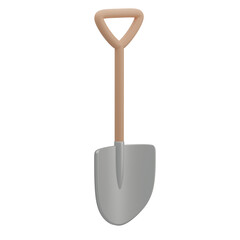 3D Shovel Illustration