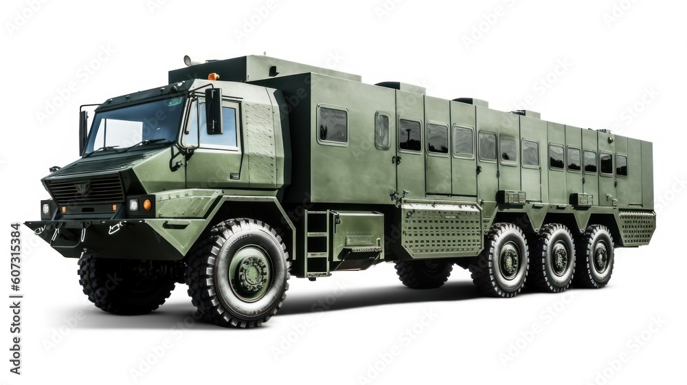 Poster military armored transport vehicle