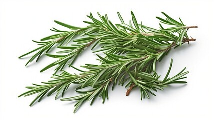 Fresh green organic rosemary leaves and peper Generative AI