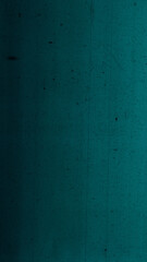 Obraz premium Dust scratches overlay. Distressed film texture. Weathered layer. Black grain particles noise on dark teal green blue color aged surface illustration abstract background.