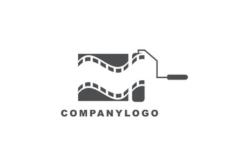 movie paint logo design