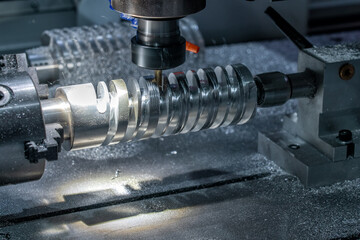 Metalworking CNC milling lathe machine for metal cutting tool processing steel metal spiral pinion...