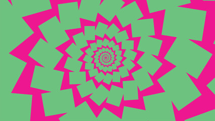 Optical illusion Psychedelic pattern hypnotic surreal abstract background Vector illustration