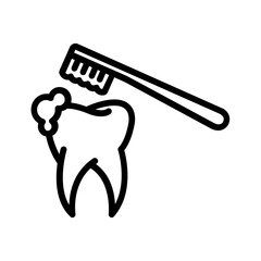 Black line icon for Proper