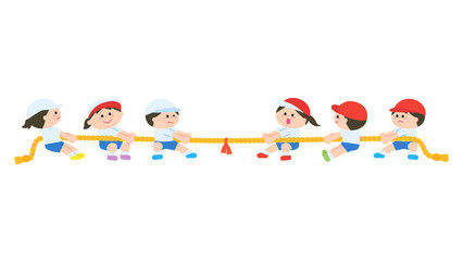 運動会競技 綱引き.