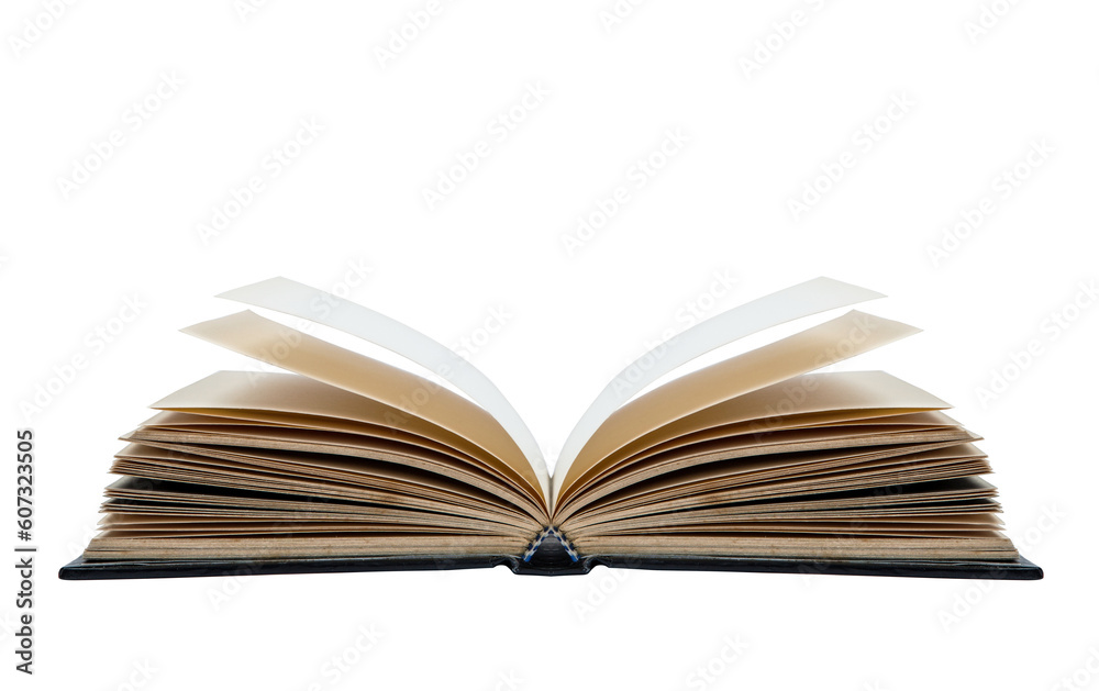 Wall mural Open book transparent background png