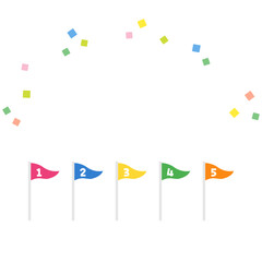 運動会　等賞旗.