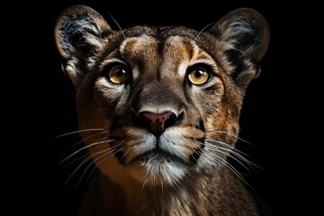 close up portrait of a leopard