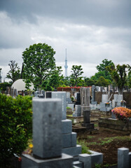 Graveyard in Tokyo