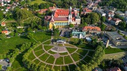 Sanctuary of St. Hedwig of Silesia in Trzebnica, Poland. - 607331902