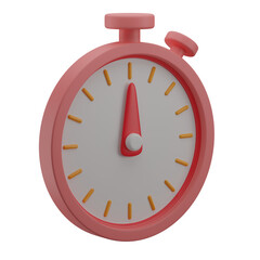 3D Stop Watch Illustration