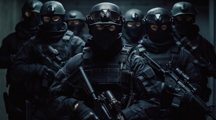 Fototapeta premium Special Force Prepare For Action