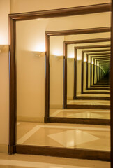 Mirror in a Mirror in Cannes, Provence-Alpes-Côte d'Azur, France.