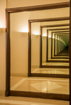 Mirror in a Mirror in Cannes, Provence-Alpes-C&ocirc;te d'Azur, France.
