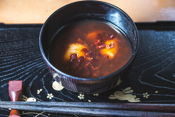 ぜんざい　お正月の食べ物