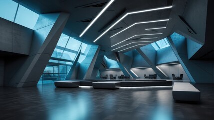 Fototapeta premium Contemporary and understated interior design. Created with generative ai technology.