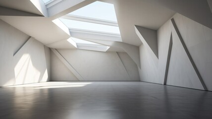 Obraz premium Contemporary and understated interior design. Created with generative ai technology.