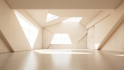 Obraz premium Contemporary and understated interior design. Created with generative ai technology.