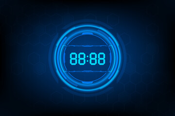 Vector abstract technology concept futufistic digital innovation background.