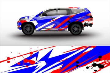 vector racing car sticker wrap livery design