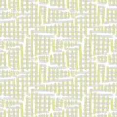 Seamless abstract geometric pattern. Simple background on light green, grey, white. Illustration. Abstract lines, polygons. Design for textile fabrics, wrapping paper, background, wallpaper, cover.