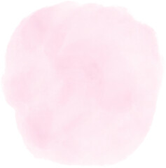  light pastel pink Watercolor background round circle shape © Natsicha