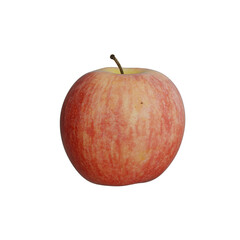 Realistic Red Apple 3D Render. Isolated