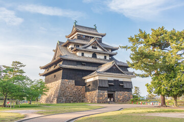 Fototapeta na wymiar Matsue Castle in Shimane, Japan 松江城 天守閣