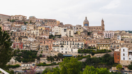 Naklejka premium Ancient Sicilian Byzantine city. Ragusa Italy