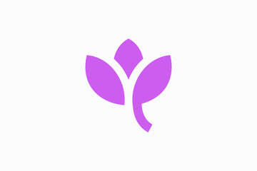 blooming lotus flower logo vector premium template