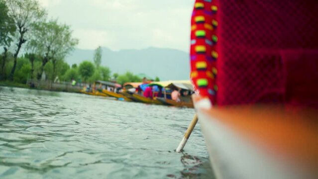 Dal is a lake in Srinagar, the summer capital of Jammu and Kashmir.