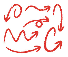 red grunge arrows symbol illustration