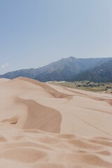 Fototapeta na wymiar Ridge in Great Sand Dunes National Park