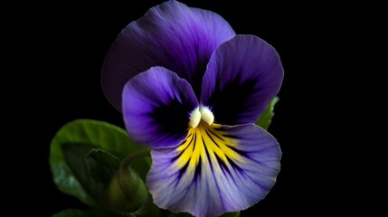 purple iris flower generative ai