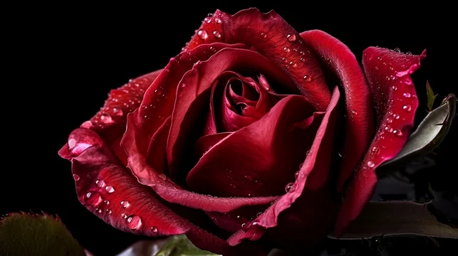 red rose with black background hd wallpaper